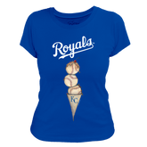 Kansas City Royals Triple Scoop Women's Tee Shirt