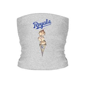 Kansas City Royals Triple Scoop Tube Top - Tiny Turnip