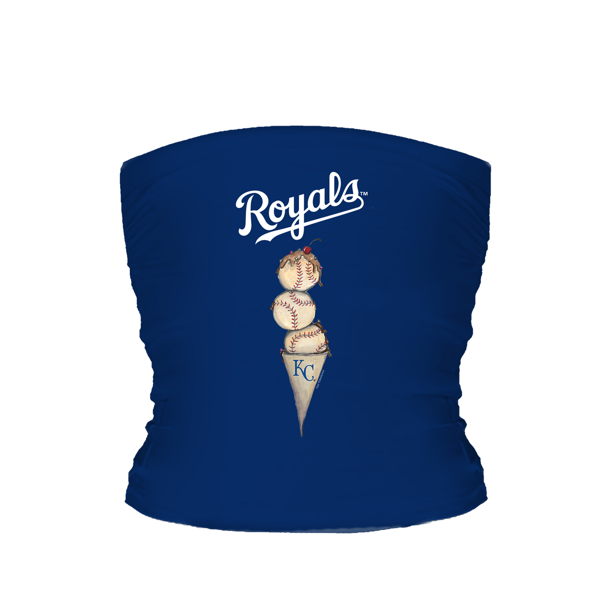 Kansas City Royals Triple Scoop Tube Top - Tiny Turnip