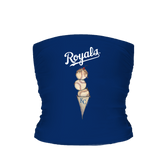 Kansas City Royals Triple Scoop Tube Top - Tiny Turnip