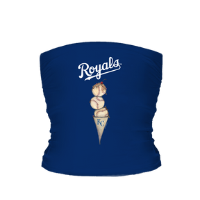 Kansas City Royals Triple Scoop Tube Top - Tiny Turnip