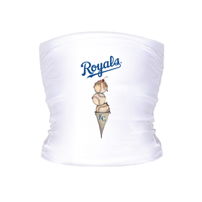 Kansas City Royals Triple Scoop Tube Top - Tiny Turnip