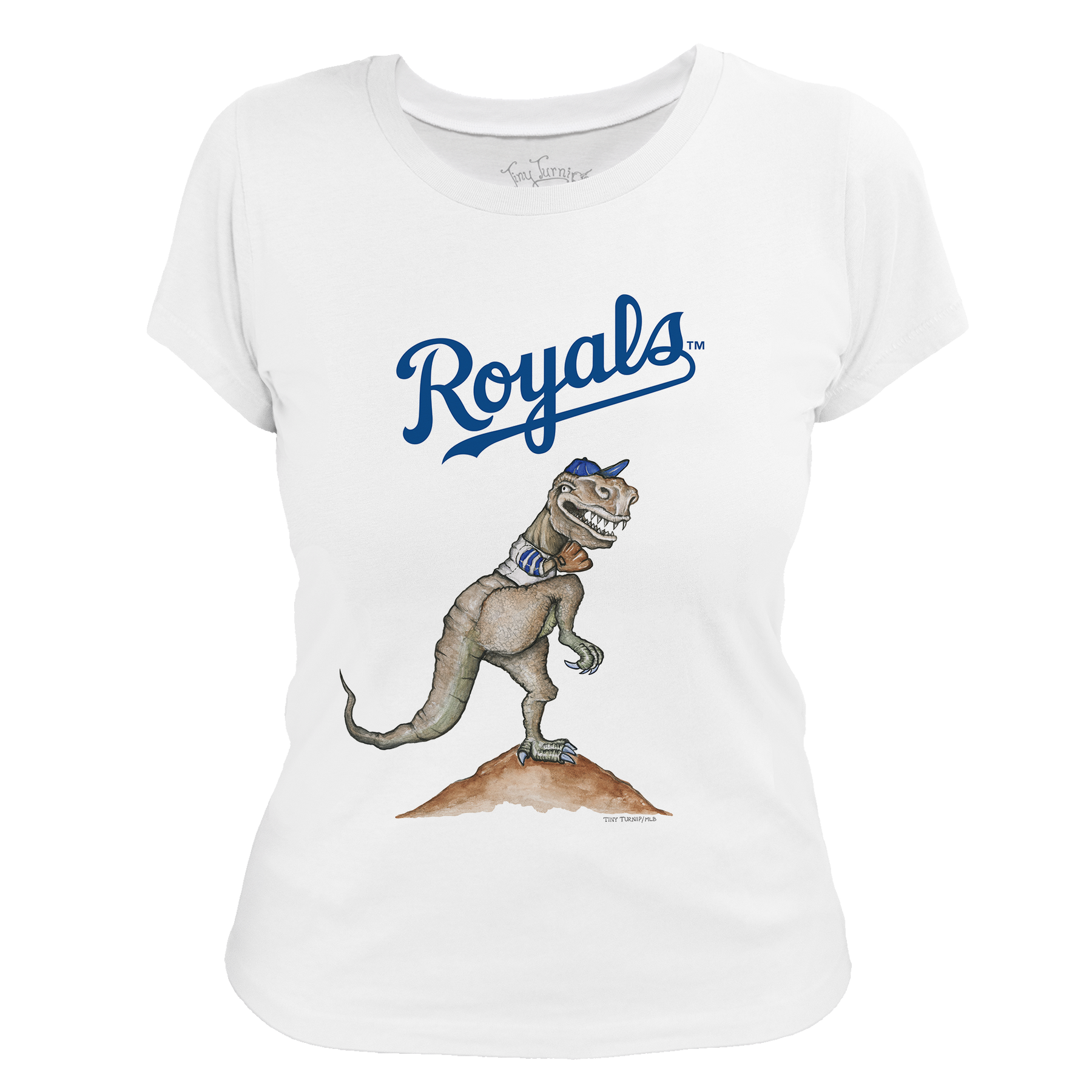 Kansas City Royals TT Rex Tee Shirt - Tiny Turnip