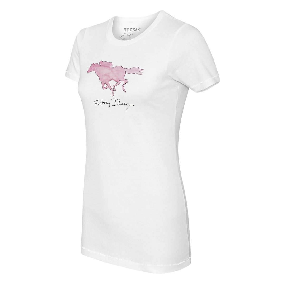 Kentucky Derby 2024 Pink Silhouette Tee Shirt