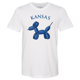 Kansas Jayhawks Balloon Dog Unisex Tee Shirt