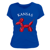 Kansas Jayhawks Balloon Dog Women's Tee Shirt