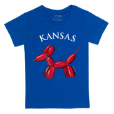 Kansas Jayhawks Balloon Dog Kid's Tee Shirt