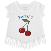 Kansas Jayhawks Cherries Fringe Tee