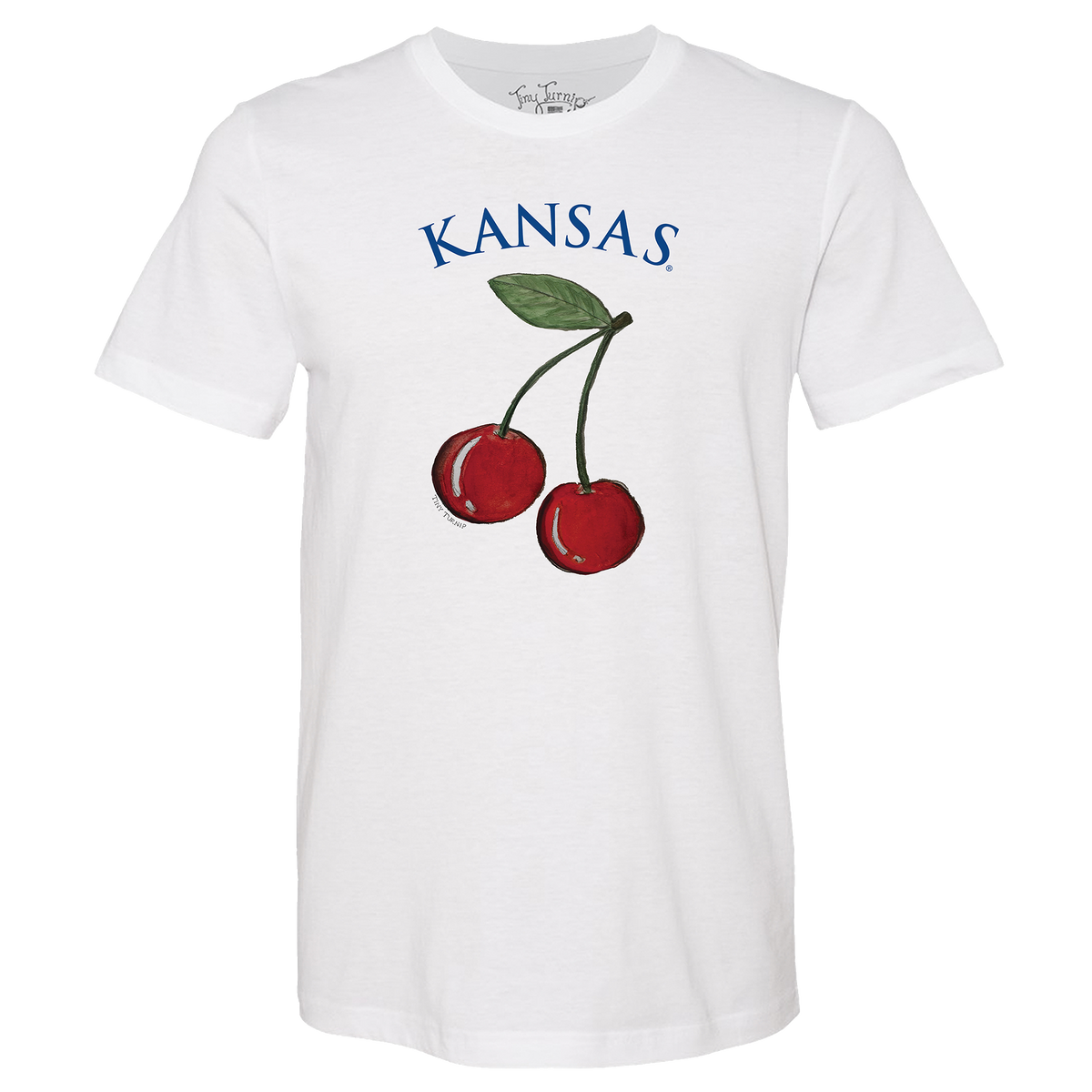 Kansas Jayhawks Cherry Unisex Tee Shirt