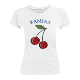 Kansas Jayhawks Cherry Women's Tee Shirt