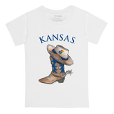 Kansas Jayhawks Cowboy Boot Kid's Tee Shirt