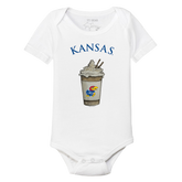 Kansas Jayhawks Latte Short Sleeve Snapper