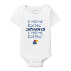 Kansas Jayhawks Stacked Short Sleeve Snapper