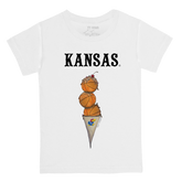 Kansas Jayhawks Basketball Triple Scoop Kid's Tee Shirt