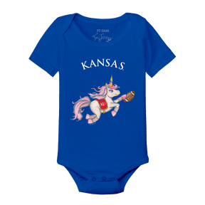 Kansas Jayhawks Unicorn Short Sleeve Snapper