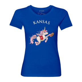 Kansas Jayhawks Unicorn Women's Tee Shirt