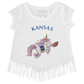 Kansas Jayhawks Unicorn Fringe Tee
