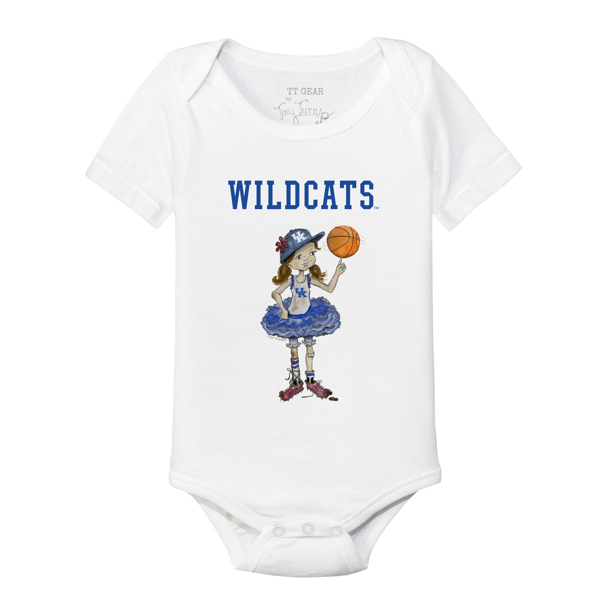 Kentucky Wildcats Babes Short Sleeve Snapper