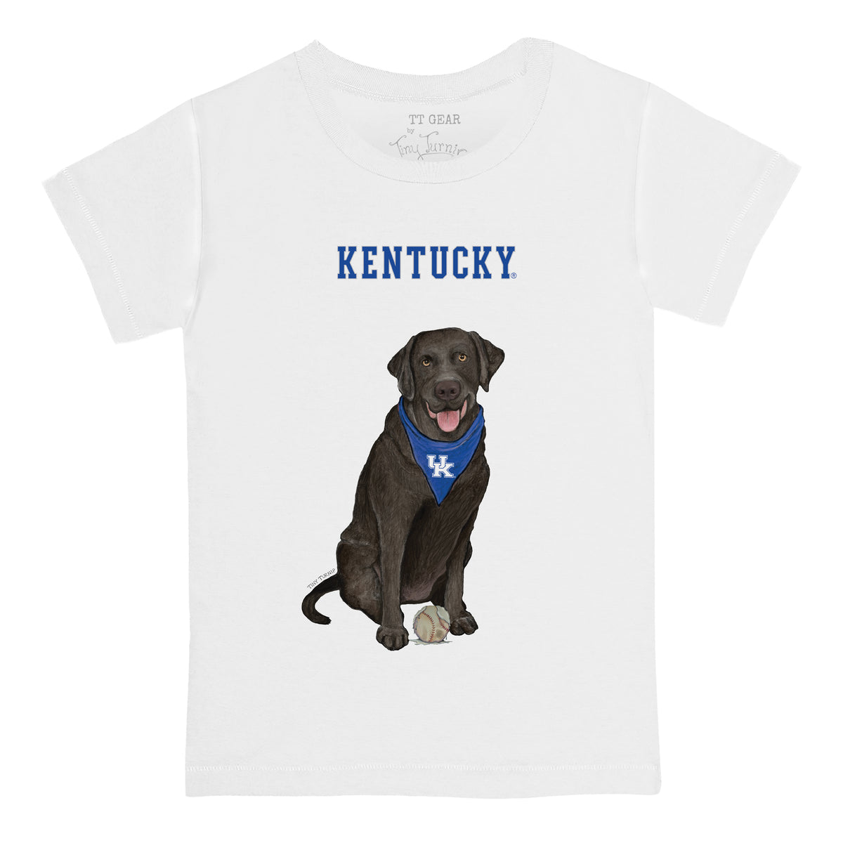 Kentucky Wildcats Black Labrador Retriever Tee Shirt