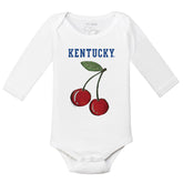 Kentucky Wildcats Cherries Long Sleeve Snapper