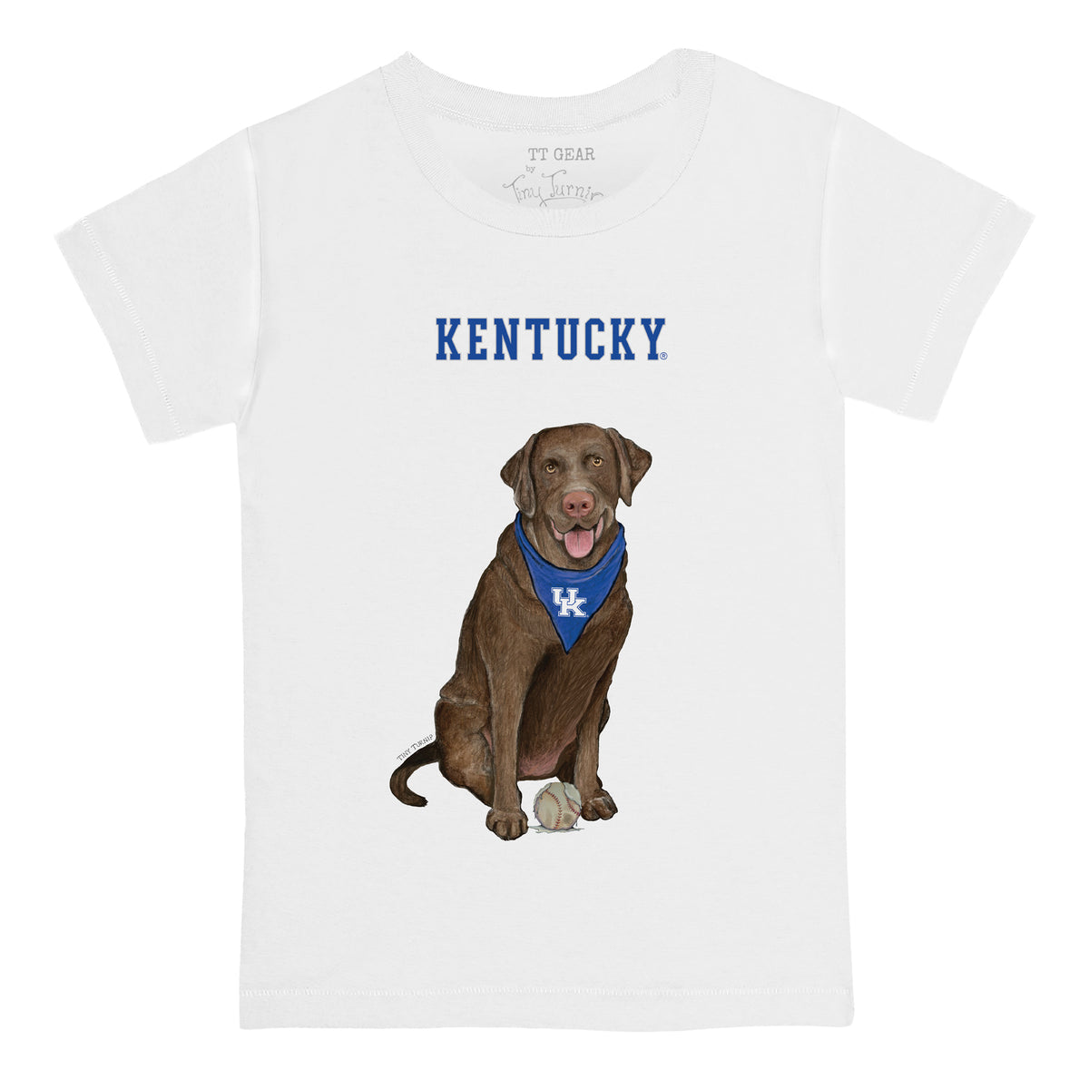 Kentucky Wildcats Chocolate Labrador Retriever Tee Shirt