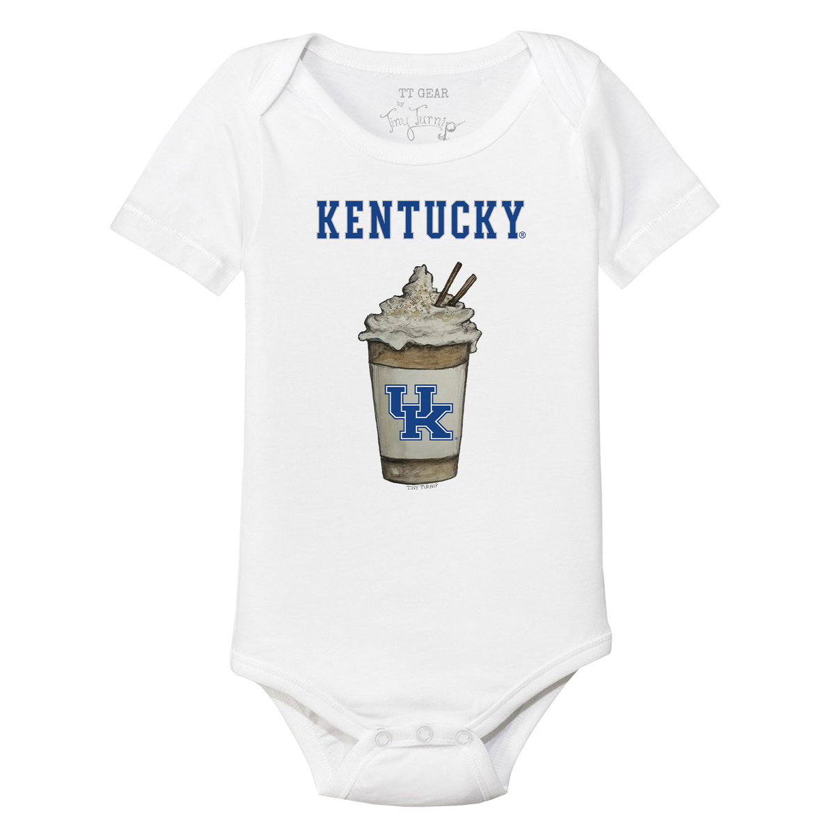 Kentucky Wildcats Latte Short Sleeve Snapper