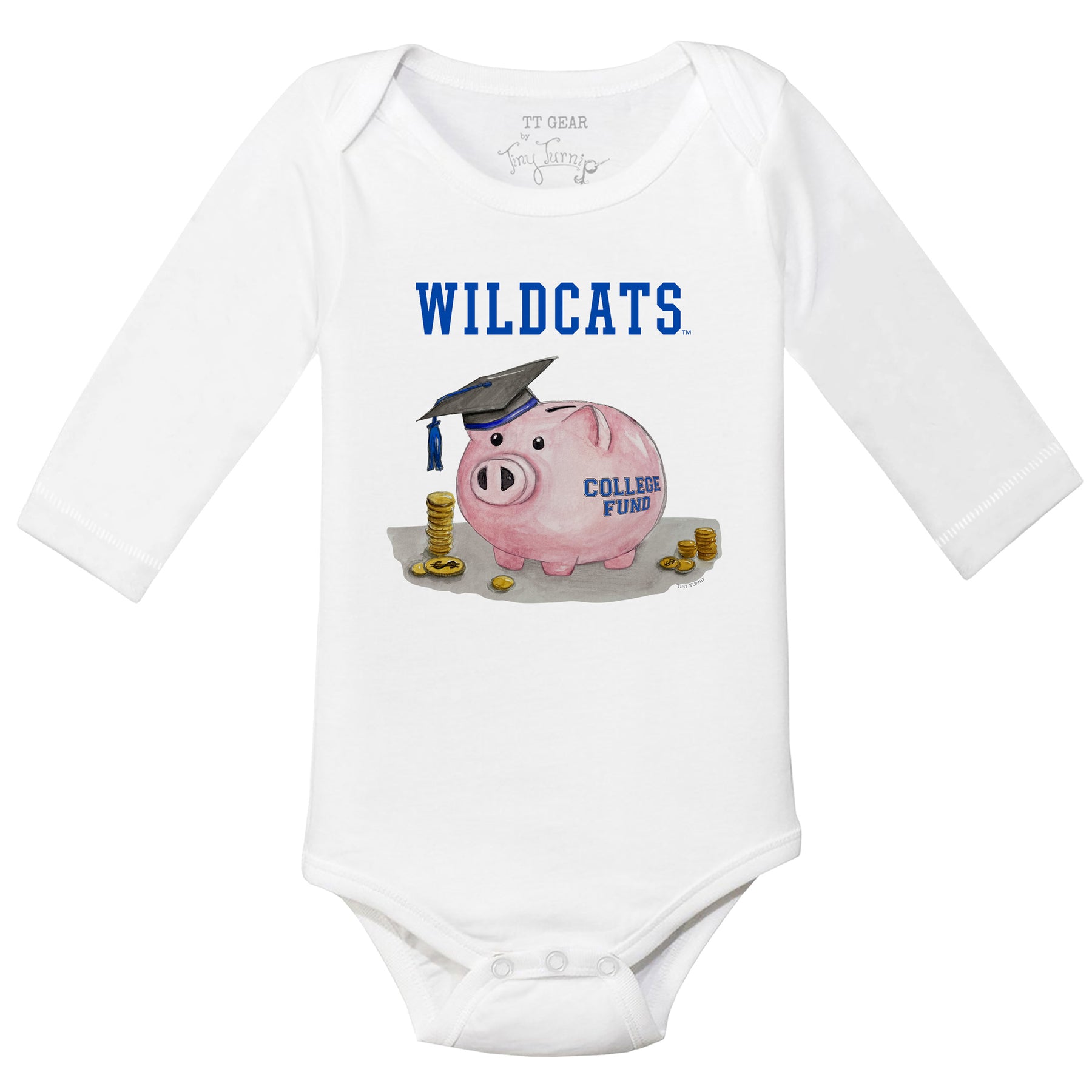 Kentucky Wildcats Piggy Long-Sleeve Snapper