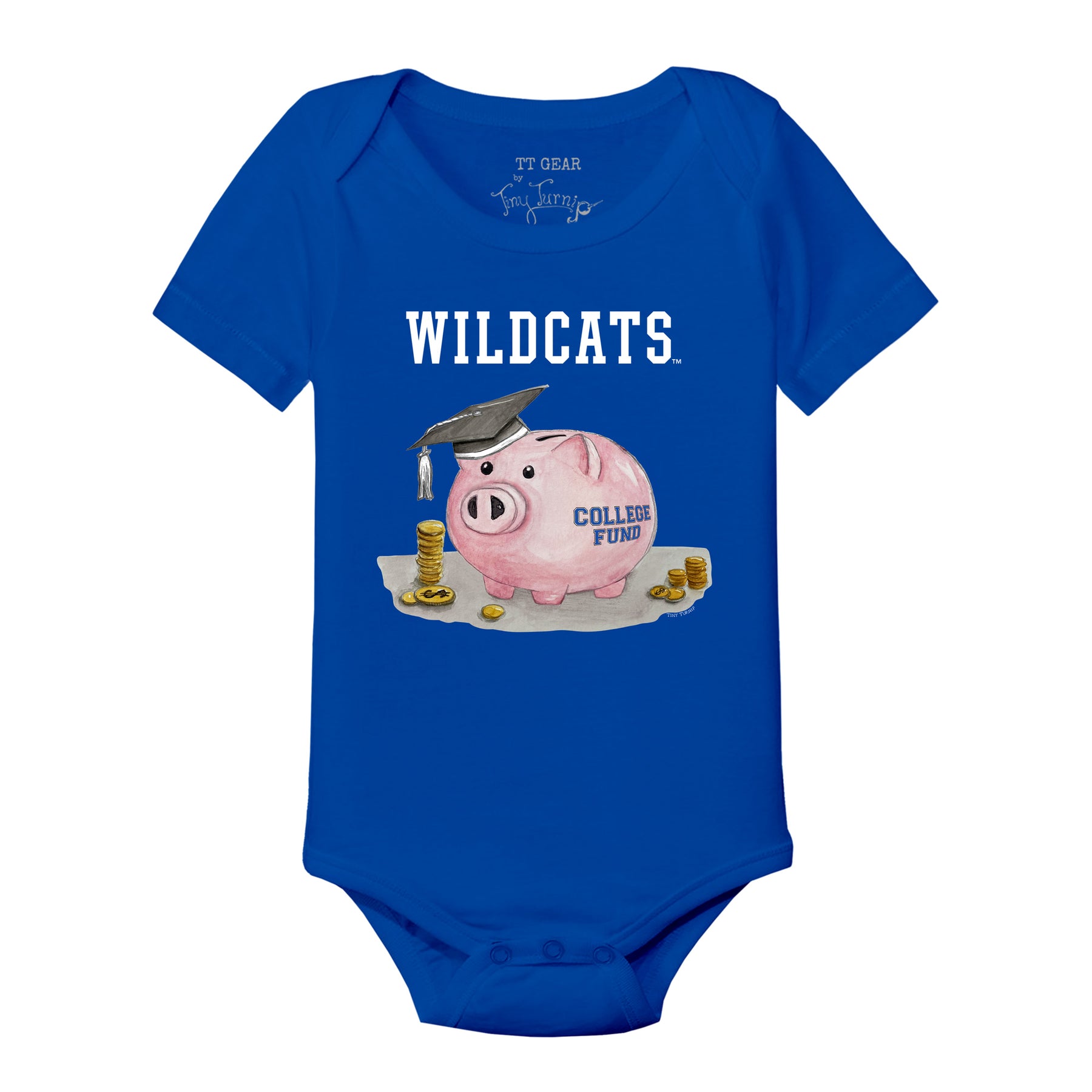 Kentucky Wildcats Piggy Short Sleeve Snapper