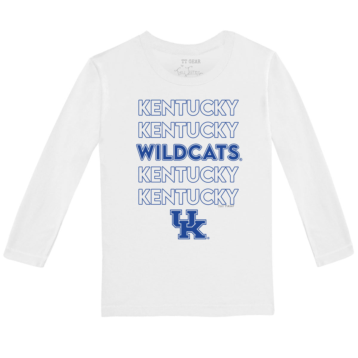 Kentucky Wildcats Stacked Long-Sleeve Tee Shirt