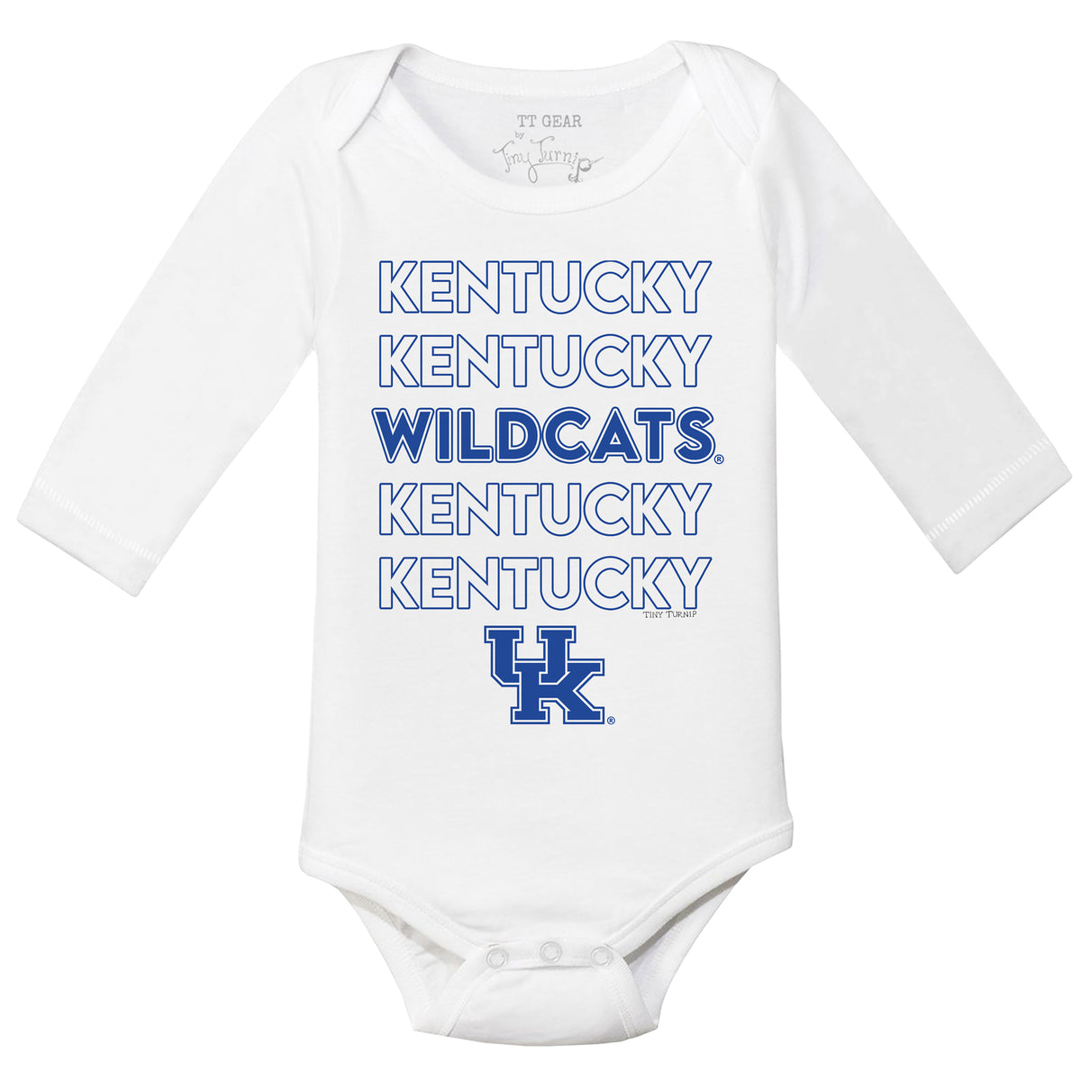 Kentucky Wildcats Stacked Long-Sleeve Snapper