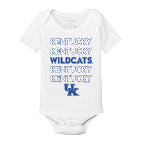 Kentucky Wildcats Stacked Short Sleeve Snapper