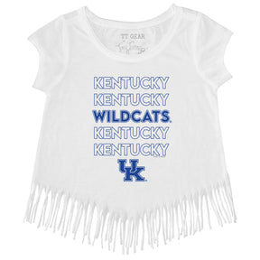 Kentucky Wildcats Stacked Fringe Tee