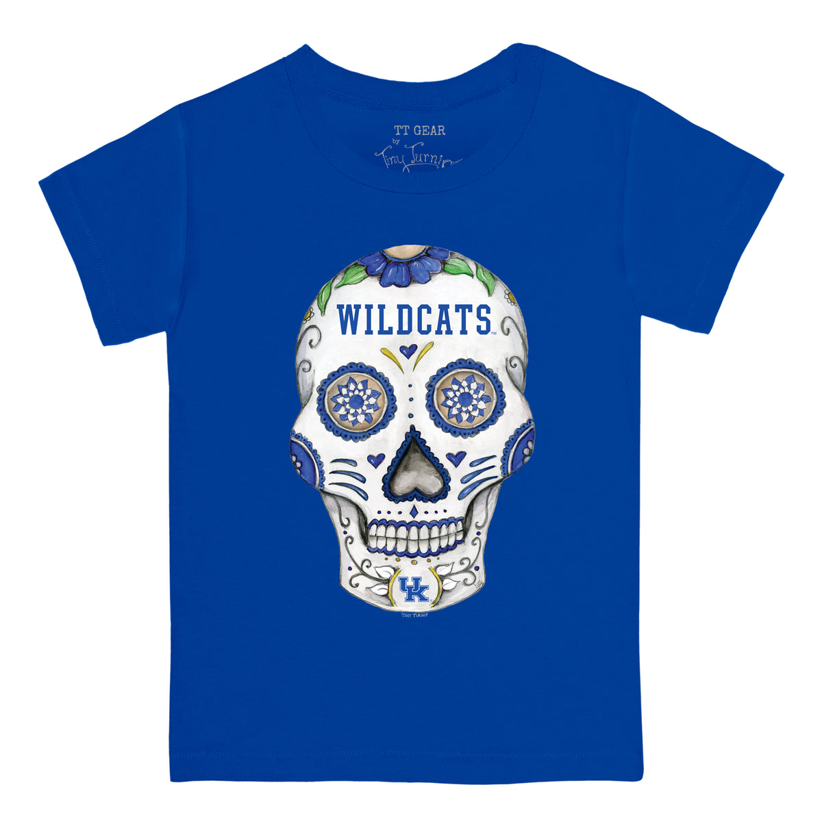 Los Angeles Dodgers Sugar Skull Tee Shirt 4T / Royal Blue