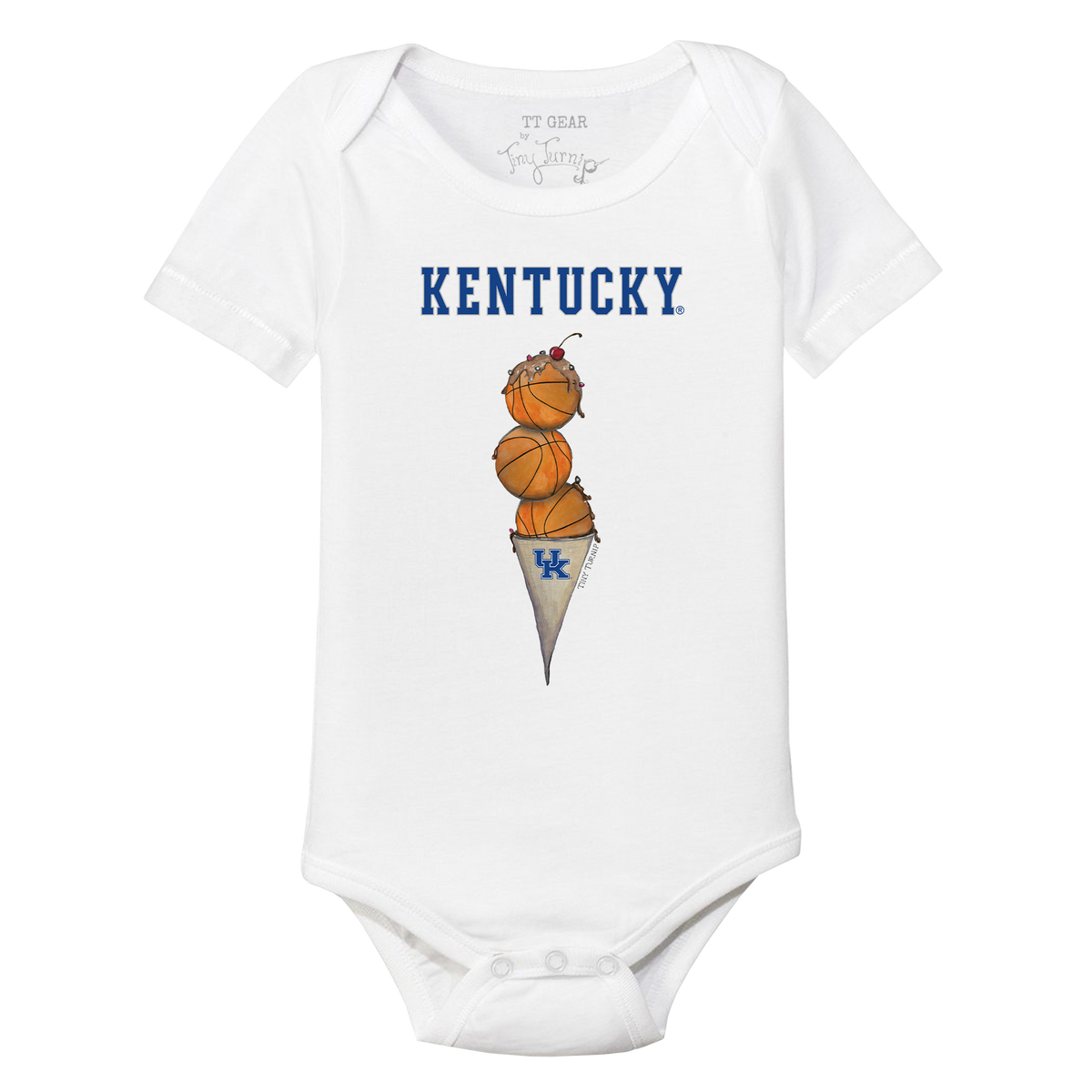 Kentucky Wildcats Basketball Triple Scoop Short Sleeve Snapper