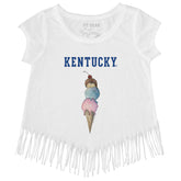 Kentucky Wildcats Triple Scoop Fringe Tee