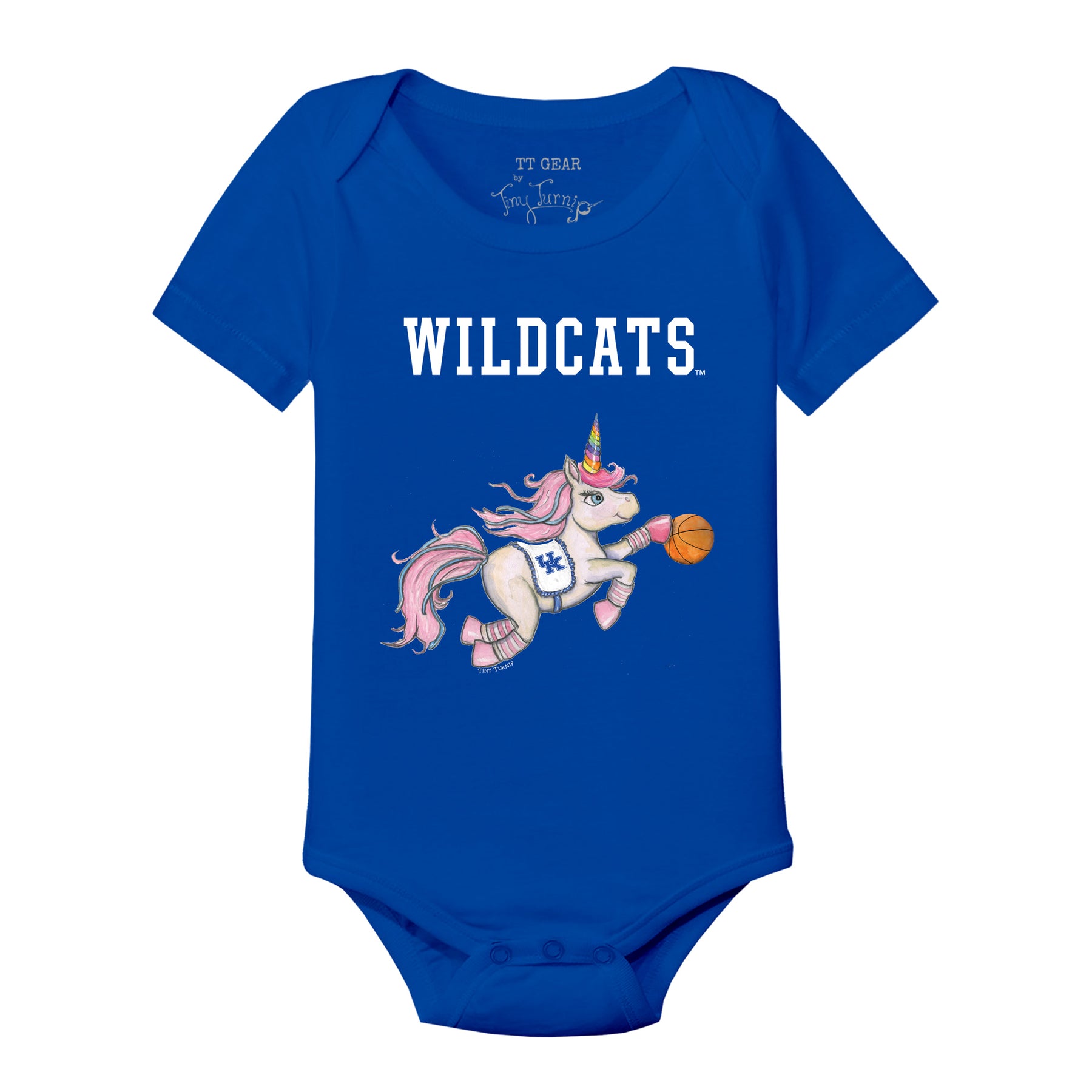 Kentucky Wildcats Unicorn Short Sleeve Snapper