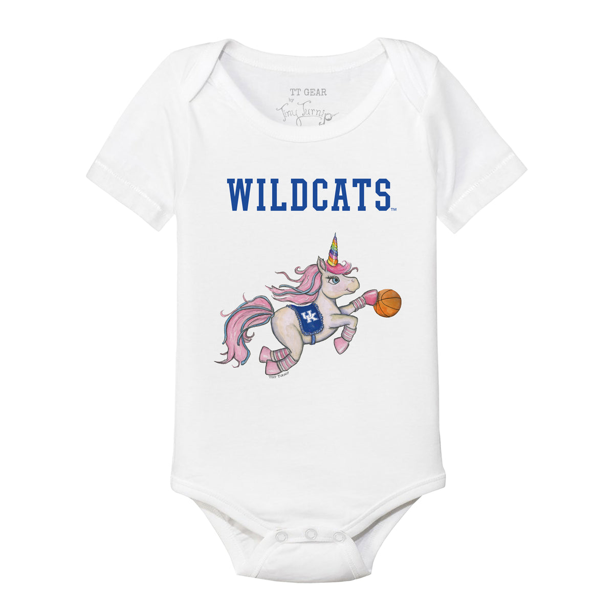 Kentucky Wildcats Unicorn Short Sleeve Snapper