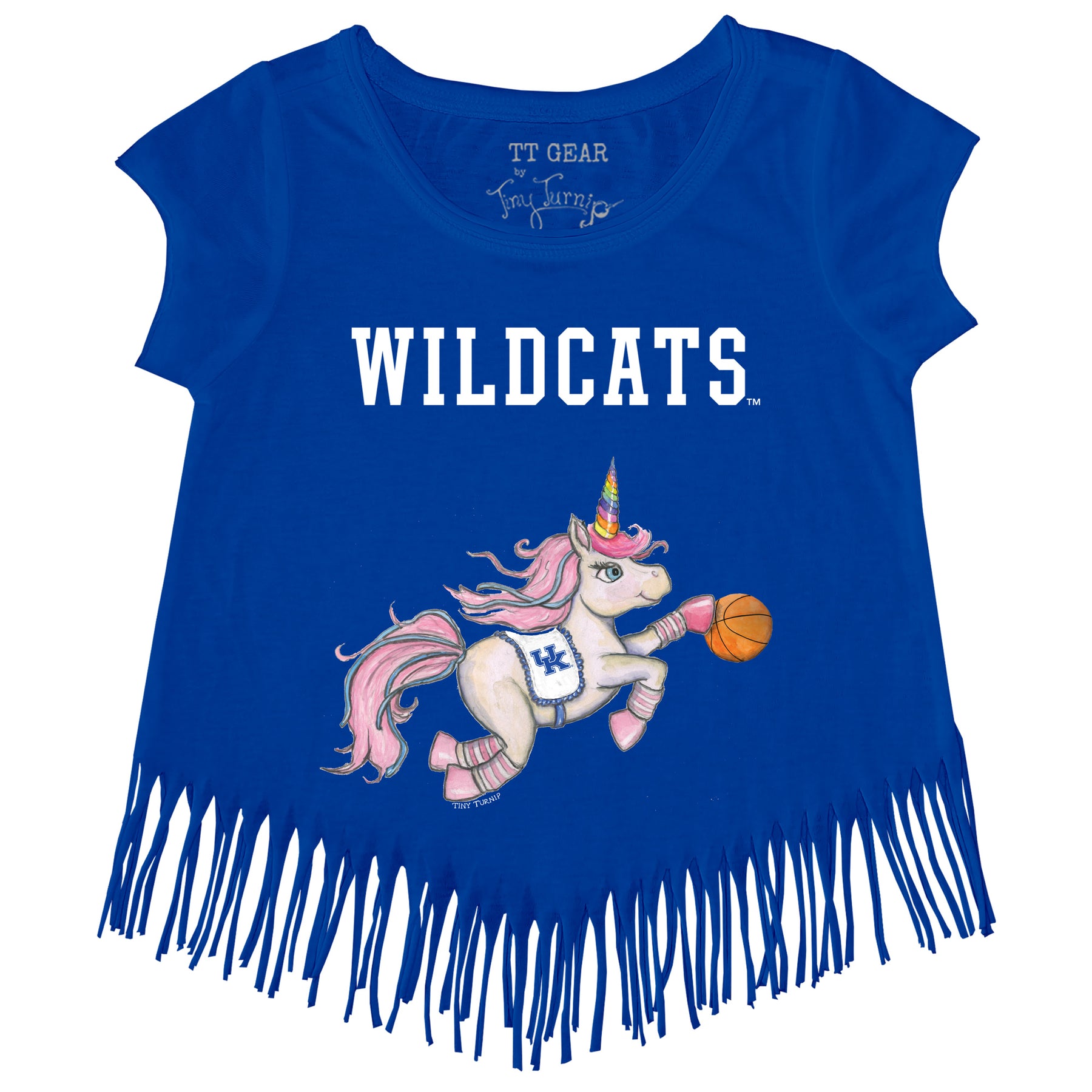 Kentucky Wildcats Unicorn Fringe Tee