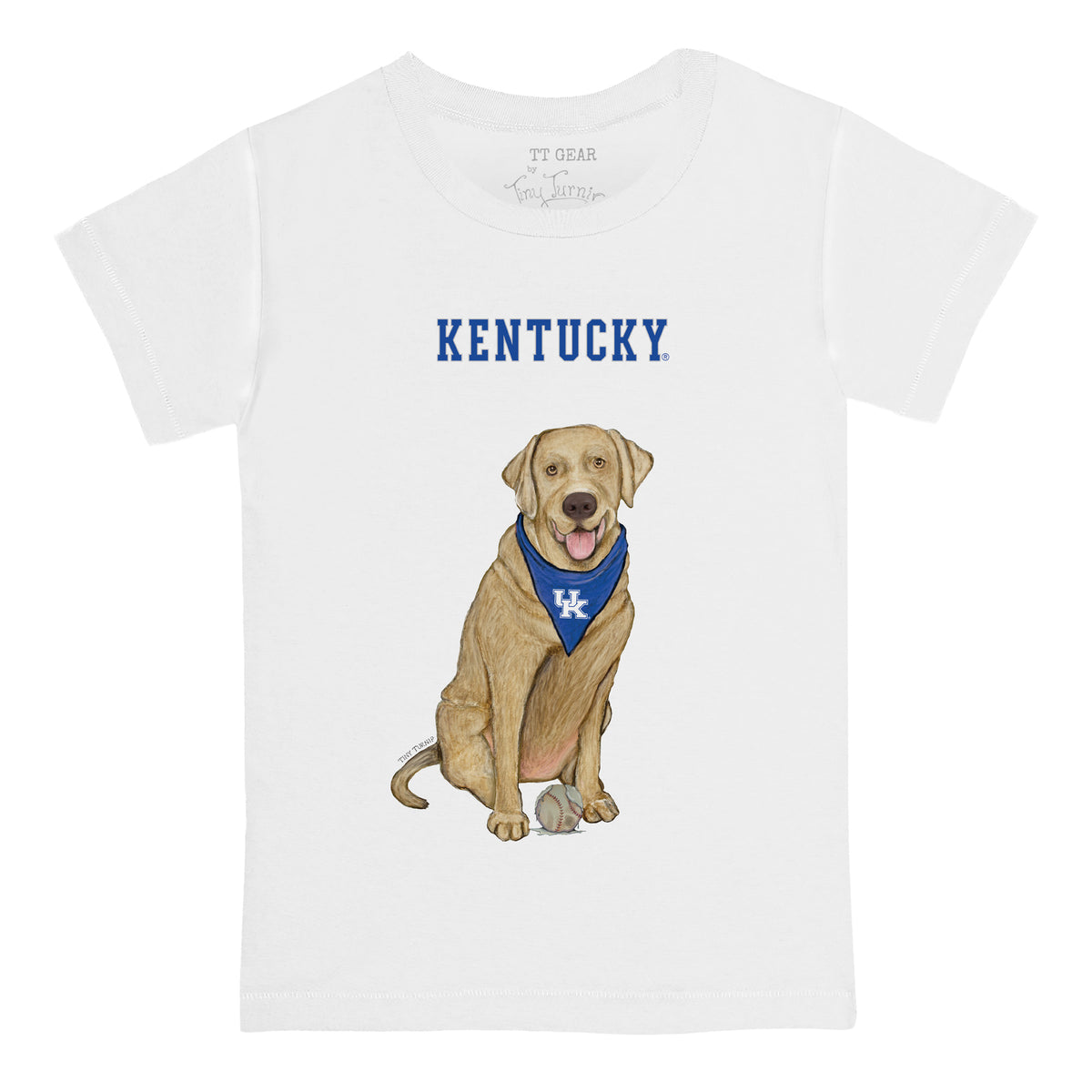 Kentucky Wildcats Yellow Labrador Retriever Tee Shirt