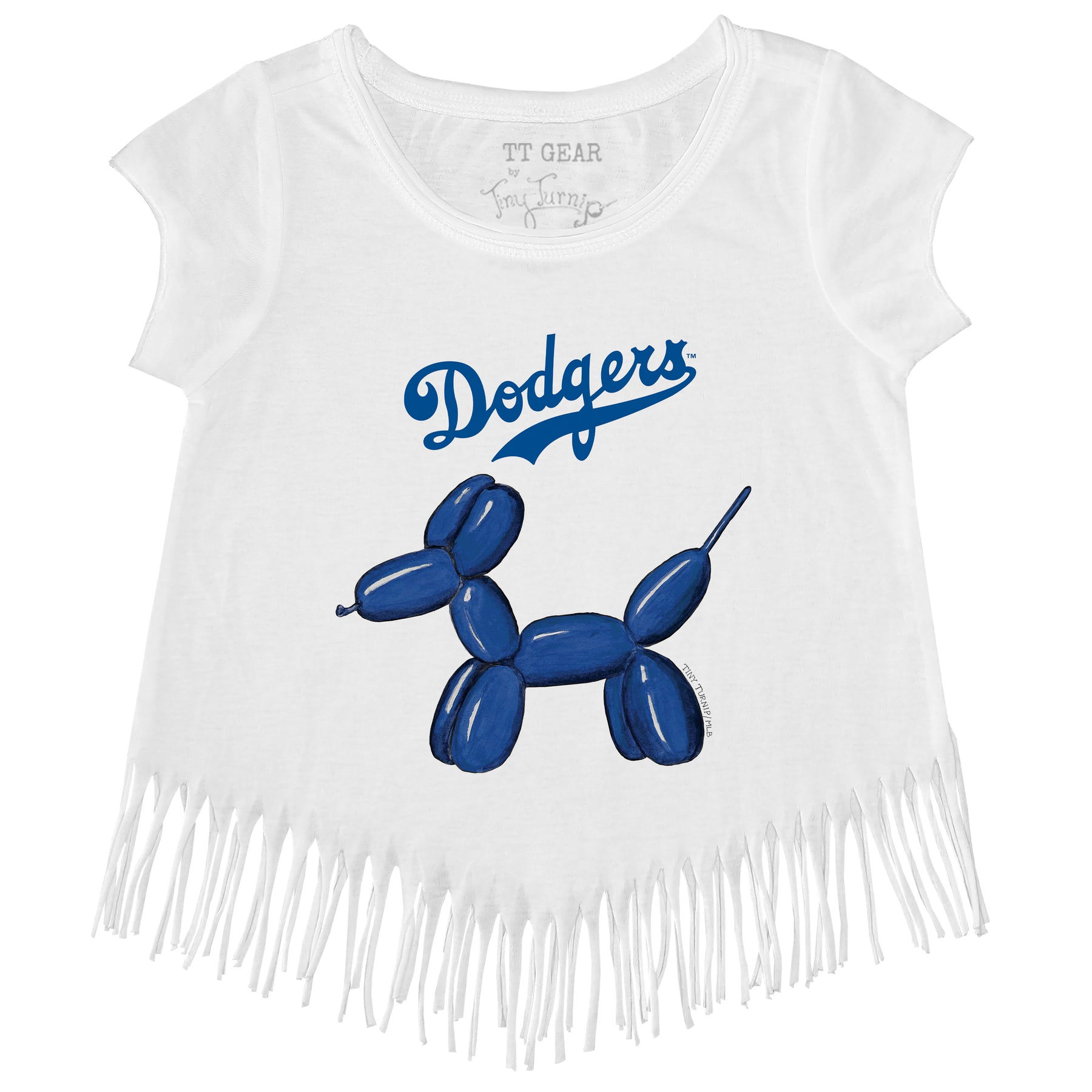 Los Angeles Dodgers Balloon Dog Fringe Tee