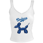 Los Angeles Dodgers Balloon Dog Lace Tank