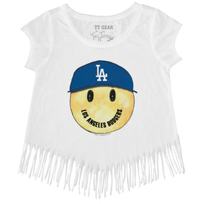 Los Angeles Dodgers Smiley Fringe Tee