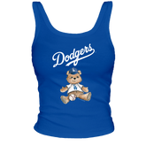 Los Angeles Dodgers Teddy Ribbed Tank - Tiny Turnip
