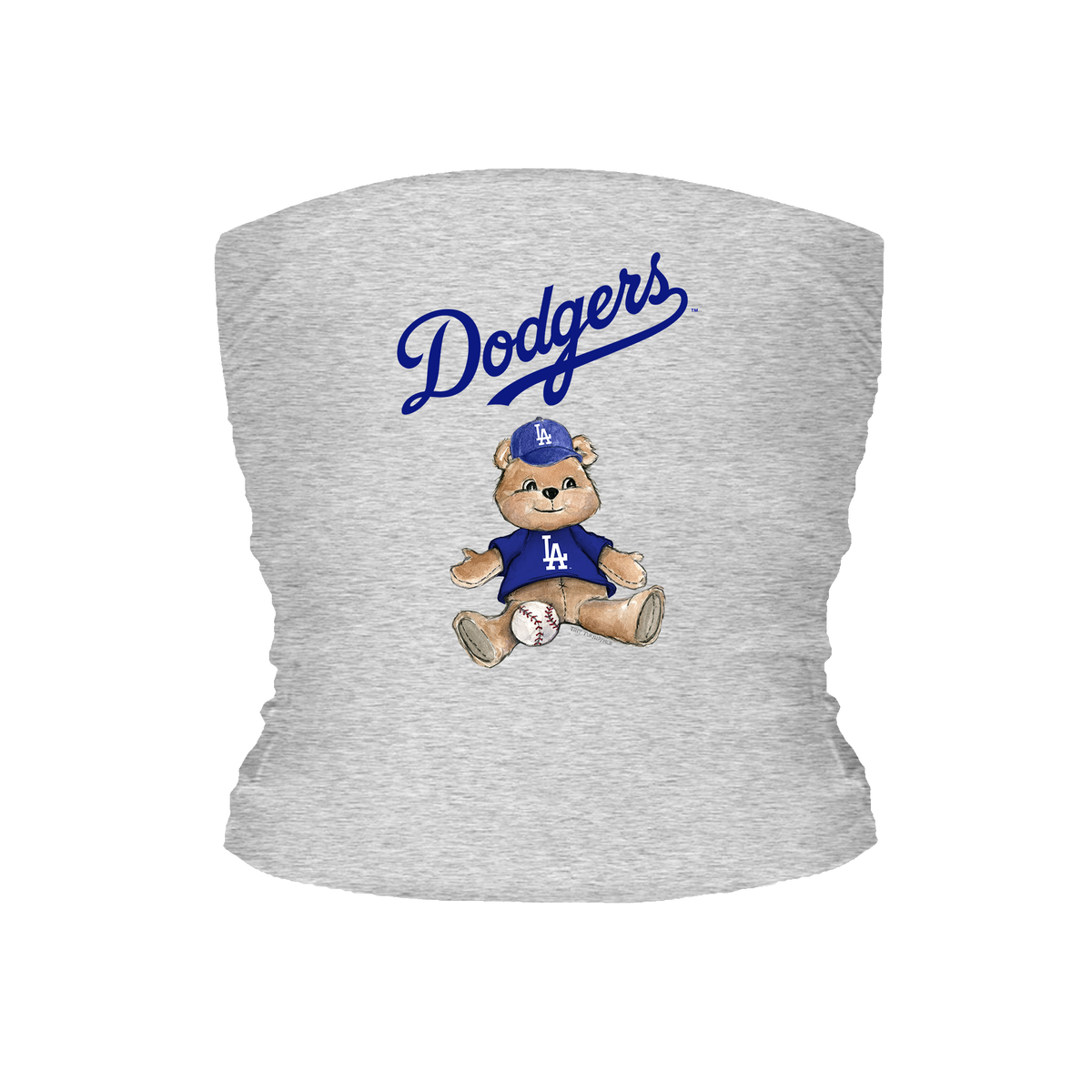 Los Angeles Dodgers Teddy Tube Top - Tiny Turnip