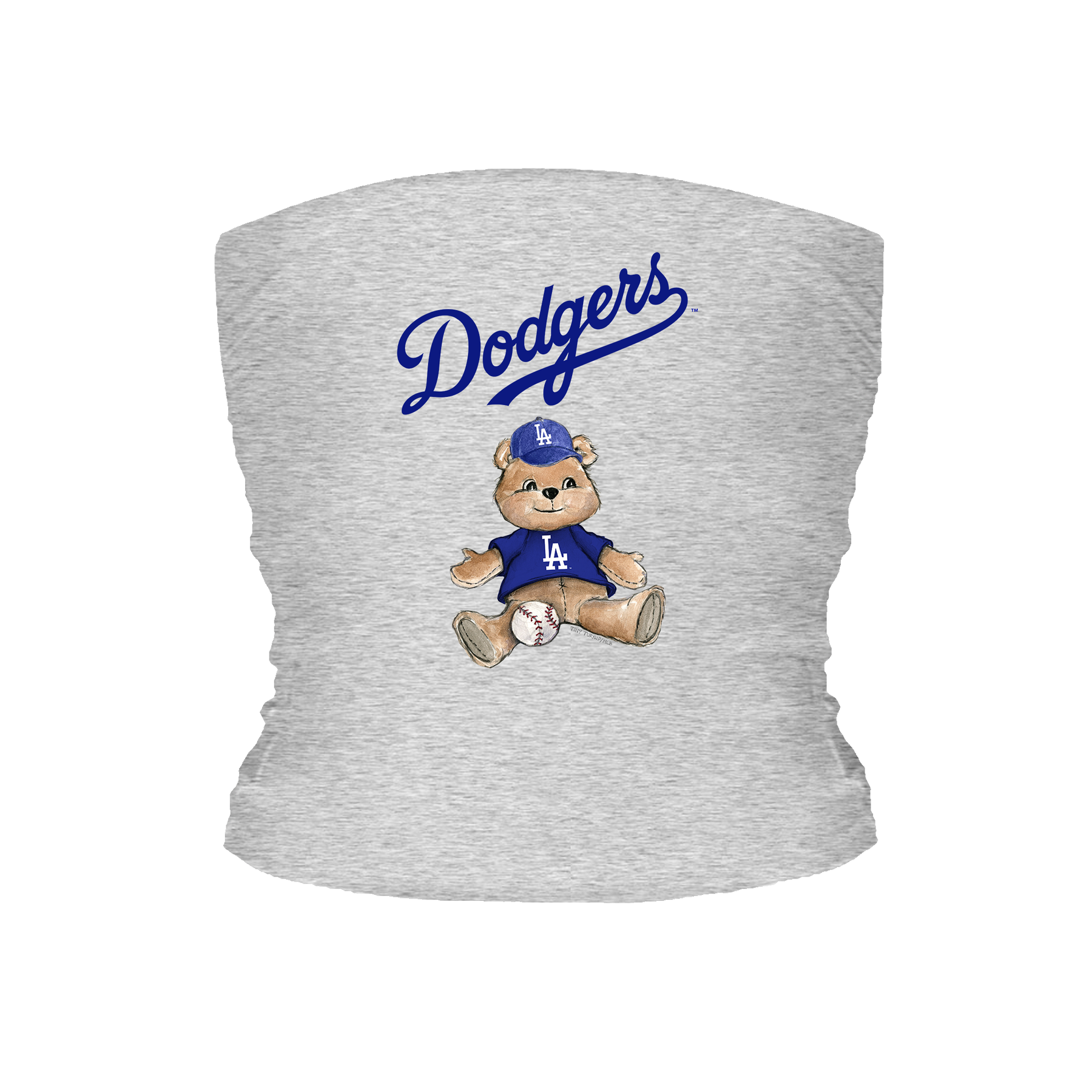 Los Angeles Dodgers Teddy Tube Top - Tiny Turnip
