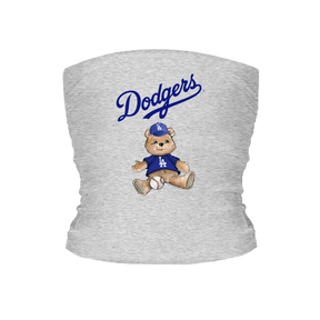 Los Angeles Dodgers Teddy Tube Top - Tiny Turnip