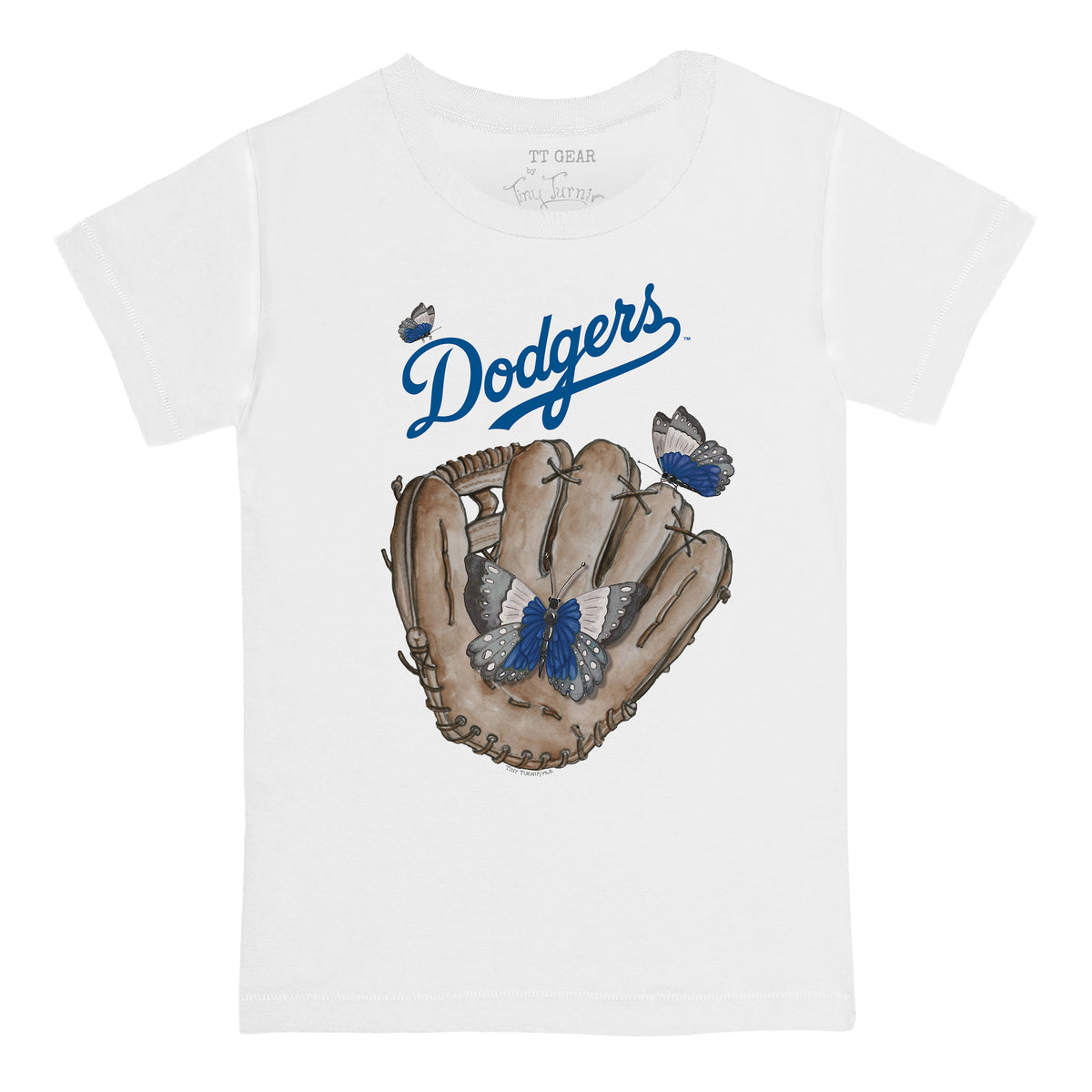 Los Angeles Dodgers Butterfly Glove Tee Shirt