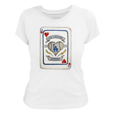 Los Angeles Dodgers Card Women's Tee Shirt