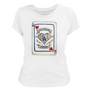 Los Angeles Dodgers Card Women's Tee Shirt