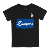 LA Dodgers Chelsea Freeman Retro Patch Kid's Tee Shirt